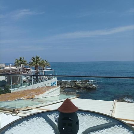 Beachfront Apartment Rethymno Esterno foto