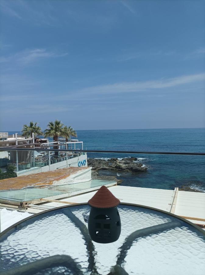 Beachfront Apartment Rethymno Esterno foto